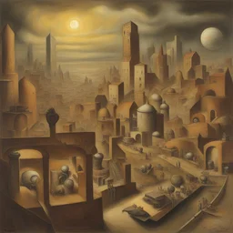 a city by Peter Blume