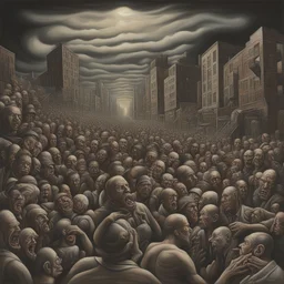 a city by Peter Howson