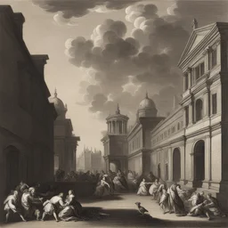 a city by Peter Lely