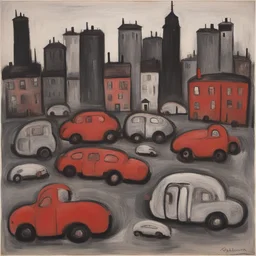 a city by Philip Guston