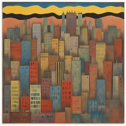 a city by Philip Taaffe