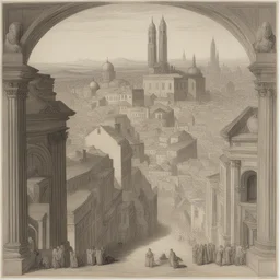 a city by Philipp Otto Runge