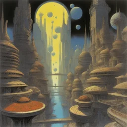 a city by Philippe Druillet