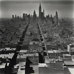 a city by Philippe Halsman