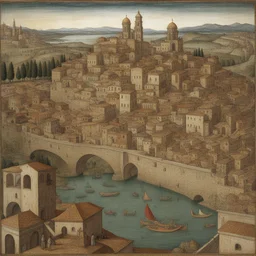 a city by Pinturicchio
