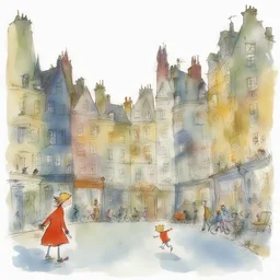 a city by Quentin Blake