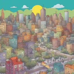 a city by Raina Telgemeier