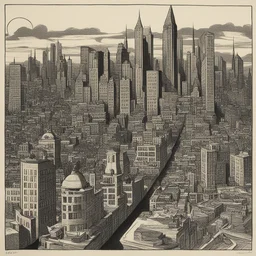 a city by Ralston Crawford