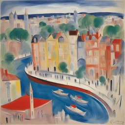 a city by Raoul Dufy