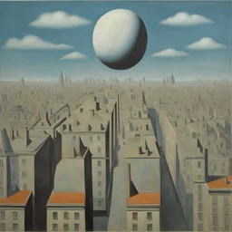 a city by René Magritte