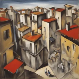 a city by Renato Guttuso