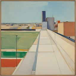 a city by Richard Diebenkorn
