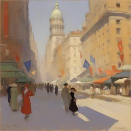 a city by Richard E. Miller