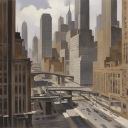 a city by Richard Estes