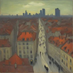 a city by Richard Gerstl