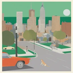 a city by Richard McGuire