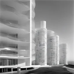 a city by Richard Meier