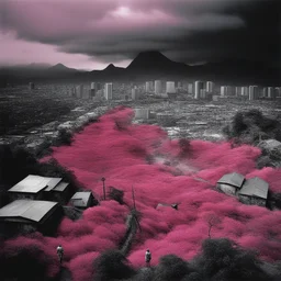 a city by Richard Mosse