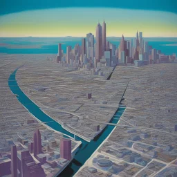 a city by Richard Phillips