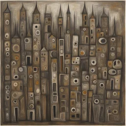a city by Richard Pousette-Dart