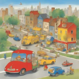 a city by Richard Scarry