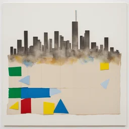 a city by Richard Tuttle