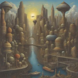 a city by Rick Griffin