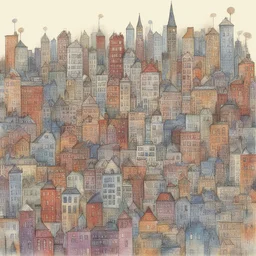 a city by Rita Kernn-Larsen