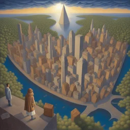 a city by Rob Gonsalves