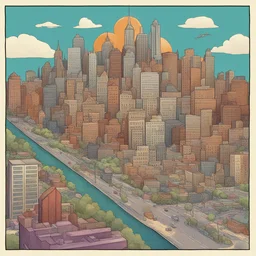 a city by Rob Guillory