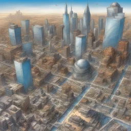 a city by Rob Liefeld