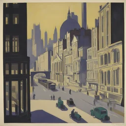 a city by Robert Bevan