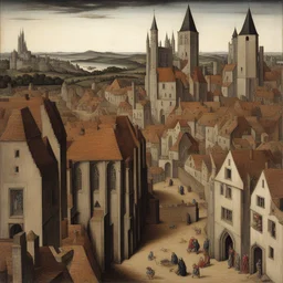 a city by Robert Campin