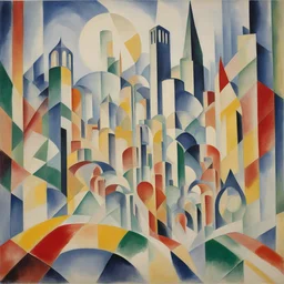 a city by Robert Delaunay