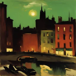 a city by Robert Henri