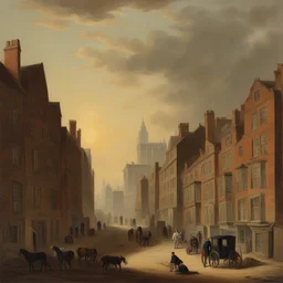 a city by Robert John Thornton