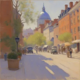 a city by Robert Vonnoh