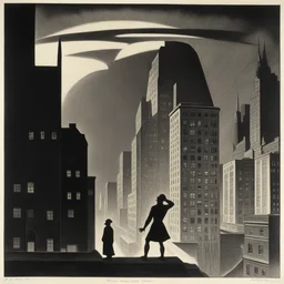 a city by Rockwell Kent