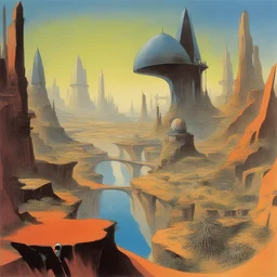 a city by Roger Dean