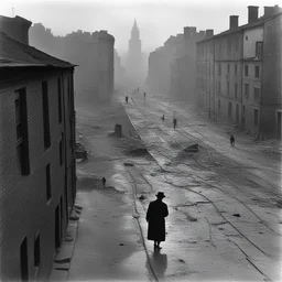 a city by Roman Vishniac