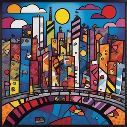 a city by Romero Britto