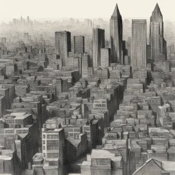 a city by Ron Garney