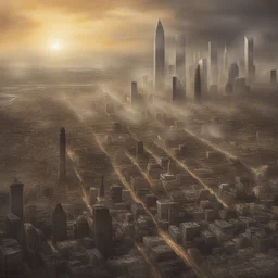 a city by Ron Miller