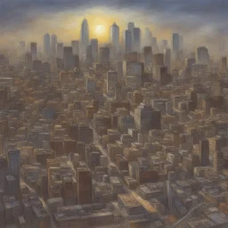 a city by Ron Walotsky