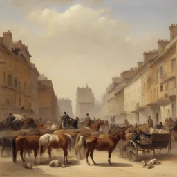 a city by Rosa Bonheur