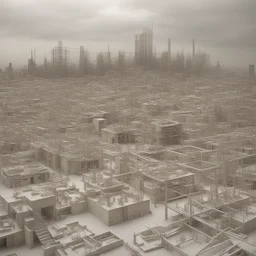 a city by Roxy Paine