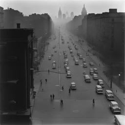 a city by Roy DeCarava
