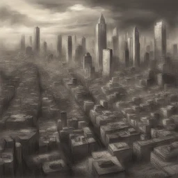 a city by Roy Krenkel