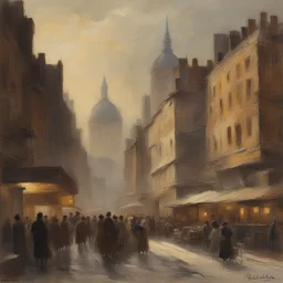 a city by Rudolph Belarski