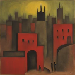 a city by Rufino Tamayo